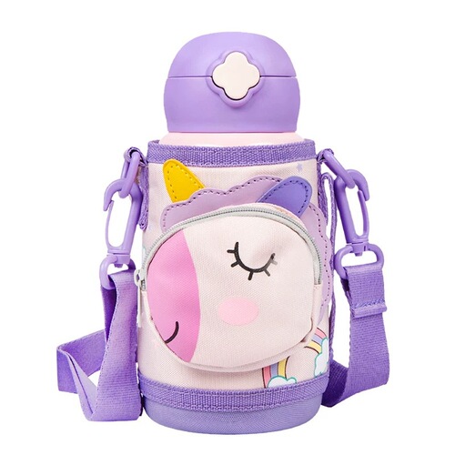 Cup Bear flagship store cup wholesale children's thermos cup 316 stainless steel water cup with straw for boys and girls baby pot