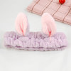 Flannel hairgrip with bow, headband for face washing, hair accessory, Korean style, wholesale