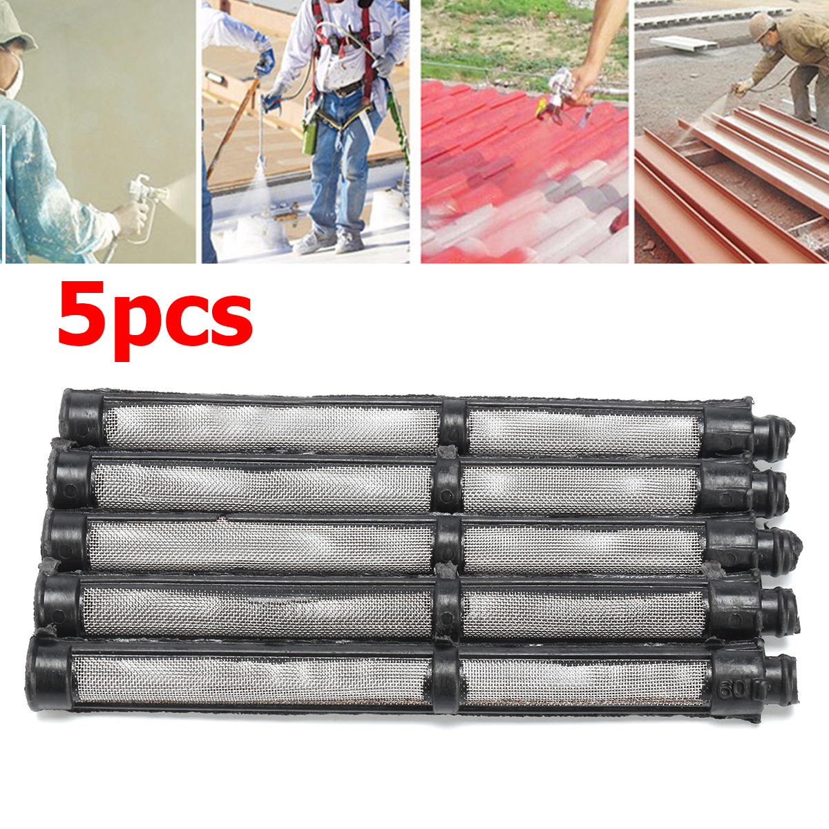 11cm60目替换287032过滤网无气喷涂机喷枪过滤网 滤芯 喷涂机配件