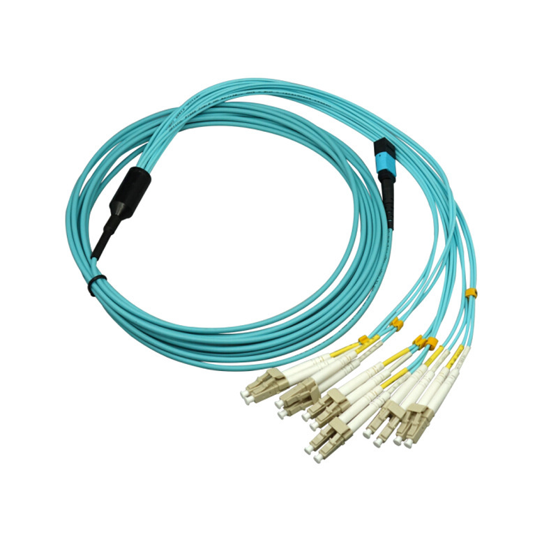 MPO预端接主干光缆多模万兆 OM3 MPO-4*DLC 12芯光纤跳线