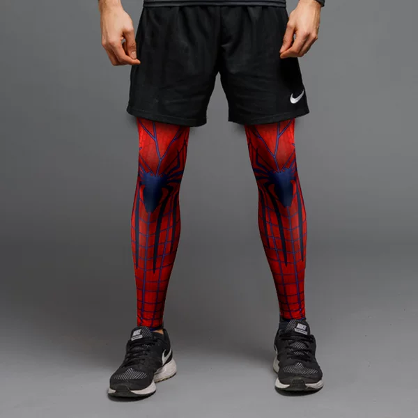 Cross-Border Ice Silk Sun Protection and Anti-Mosquito Leg Covers for Outdoor Sports and Cycling Spider-Man Steel Deadpool Leg Guards for Men and Women for Summer Running