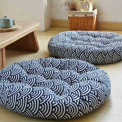 Manufacturer wholesale cotton and linen Japanese style futon beautiful butt cushion meditation chair cushion thickened fabric cushion one piece drop shipping