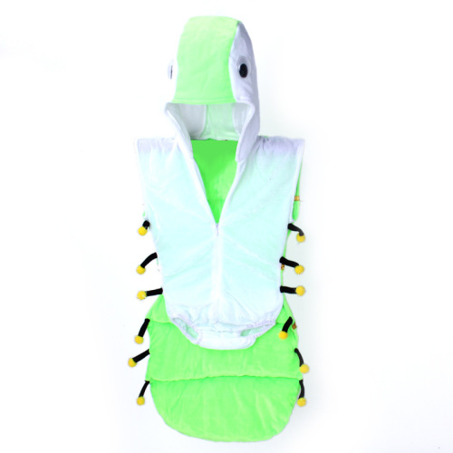 New children's cartoon performance costumes, caterpillar and grasshopper style dance costumes, adult parent-child photography costumes