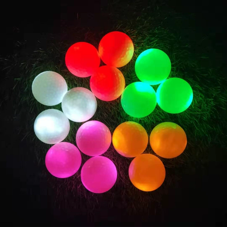 Заводской светящийся мяч с постоянным блеском, блестящий мяч с LED-подсветкой, электронное ядро, ночная игровая специальная гольф-шара