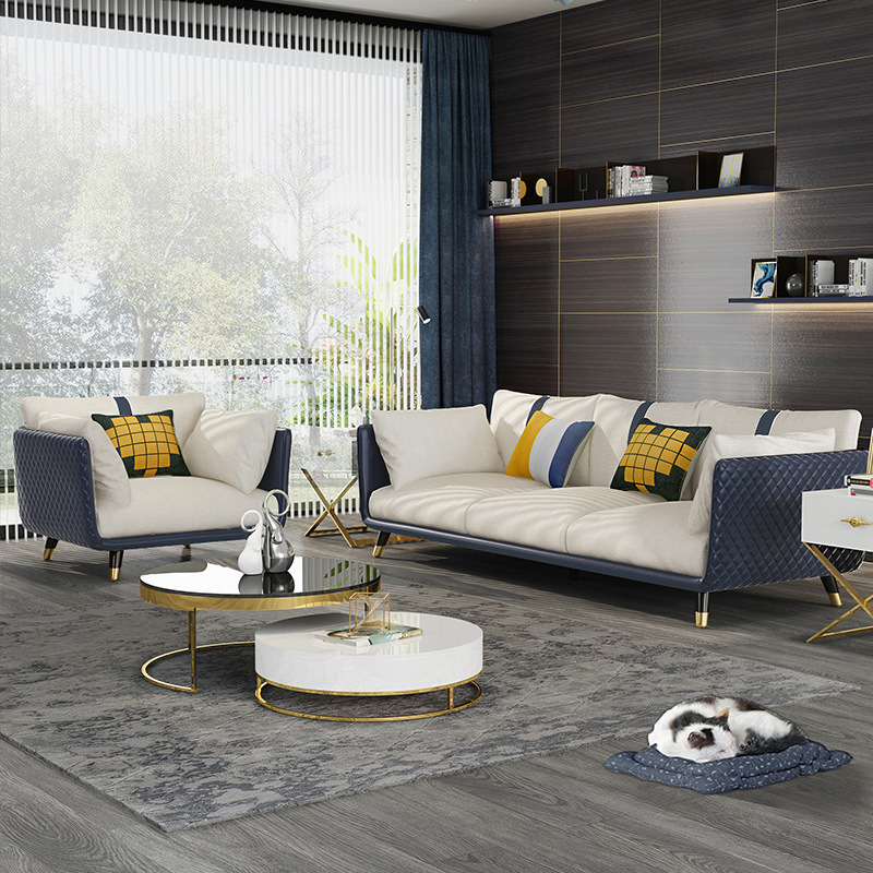 北欧实木沙发客厅小户型整装现代简约轻奢布艺沙发拆洗组合套家具