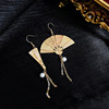 Retro earrings, Hanfu with tassels, Chinese style