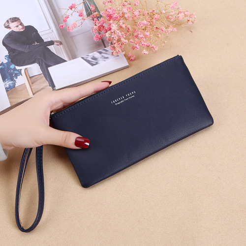 2020 Korean Version Zipper Handbag Coin Purse Money Clip New Women's Long Wallet Large Capacity Women's Wallet
