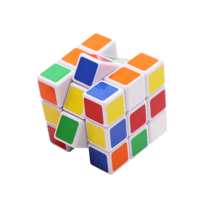 5,7 cm de transferencia de calor del cubo de Rubik juguetes educativos para niños traje transfronterizo de alta calidad Cubo de Rubik de tercer orden Yiwu al por mayor