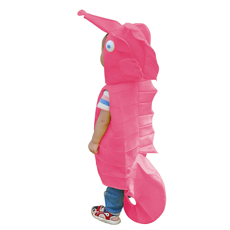 Undersea Animal Children's Hippocampus Playing Suit Parent-Child Game Suit Stage Performance Suit Christmas Party Hippocampus Suit