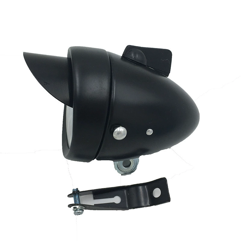 Велосипедная фара Brim Ретро пляжный велосипед Высокий люмен Дальний металлический черный 1LED оборудование для езды