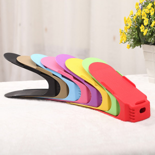 One -In -One The Shoe Rack Creative Double -Layer Collected Ungreblecable Plastic Lawing Strach