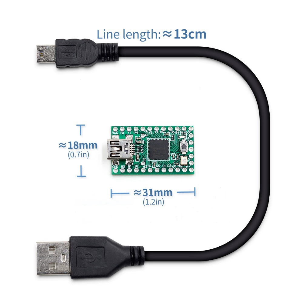 Teensy 2,0 USB AVR макетная плата клавиатура мышь ISP U диск Экспериментальная доска teensy2.0
