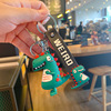 Cute cartoon dinosaur, keychain, transport, pendant, simple and elegant design, wholesale