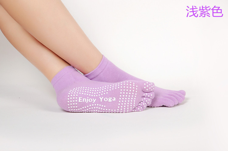 Venta al por mayor nuevo tacón de mujer dispensando anti-HUA calcetines de yoga deportes saludables calcetines de cinco dedos