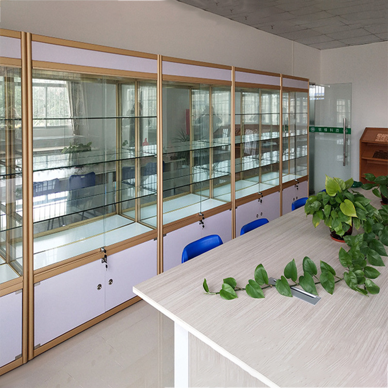产品玻璃展示柜公司产品展示柜宠物用品展示柜