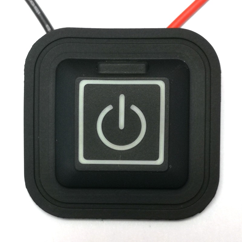 【源头厂家】电热服饰防水温控开关 电热片三档调温硅胶防水开关