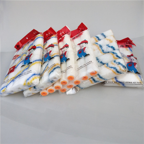 4-inch mini roller brush thumb roller mini brush head small wall corner paint 4-inch small corner small roller brush