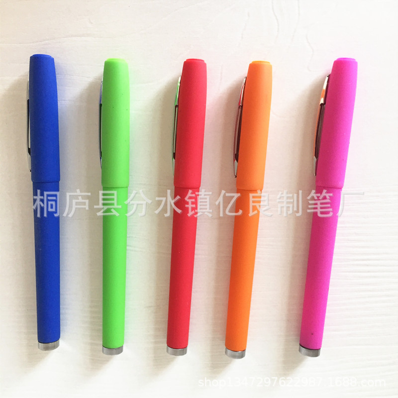 Signature Pen pluma de gel al por mayor firma pluma LOGO impresión 0,5 pluma de gel