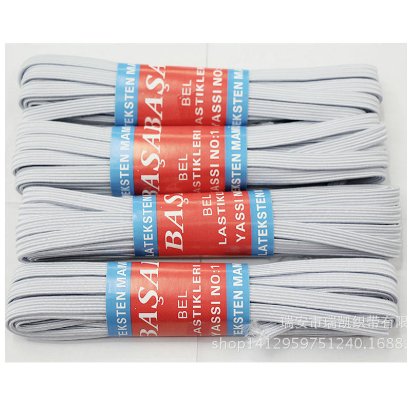 厂家供应弹性涤纶松紧白色走马松紧带跑马松紧带卷筒橡筋带