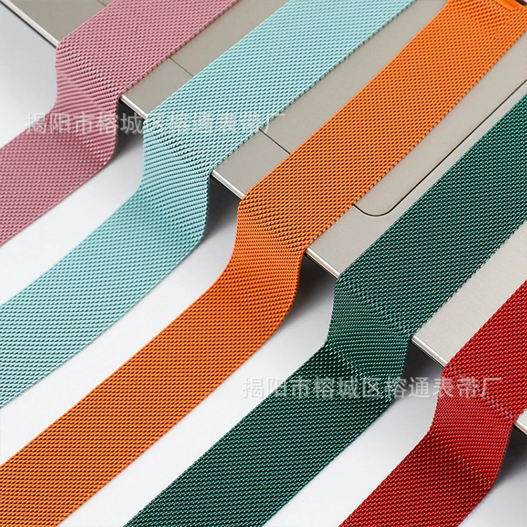 Применение strap Apple Milanis для AppleWatch Milan с стальным магнитным замком strap