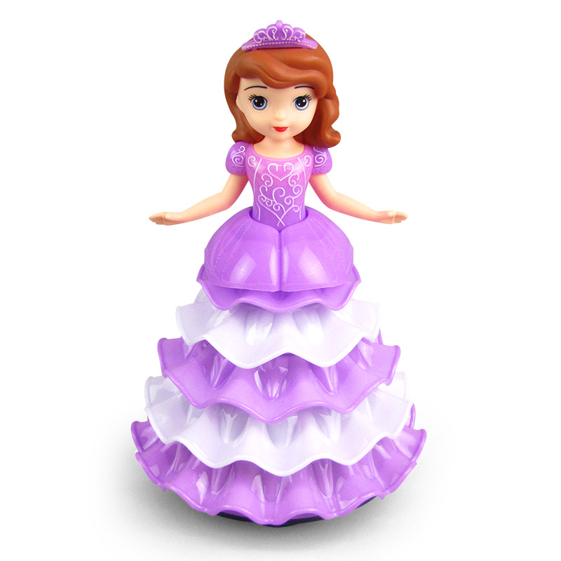 Nueva eléctrico universal automático caminando Sophie princesa luz música puesto Venta caliente al por mayor niños niña Juguetes