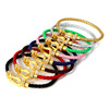 Multicoloured bracelet, European style, micro incrustation, wholesale