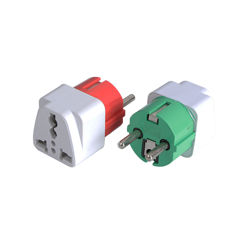 Enchufe de conversión estándar alemán Corea del Sur Adaptador estándar europeo multi-función zócalo método enchufe ruso alemán