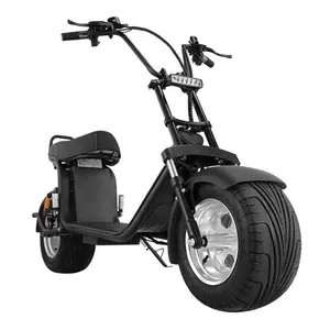 New Harley electric car detachable lithium battery adult skateboard scooter battery car Big Wheel wide tire pedal motorcycle