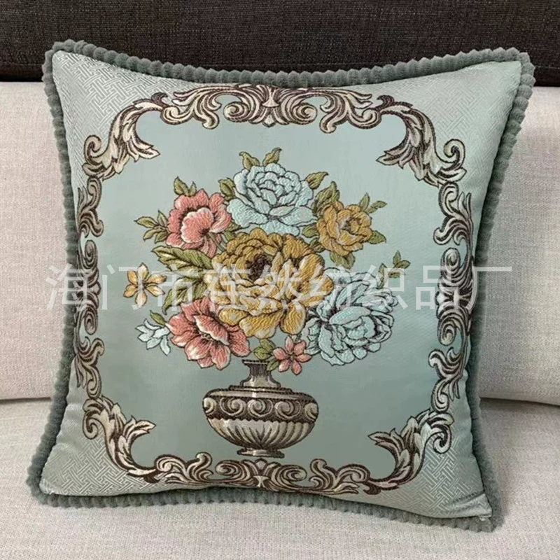 Decorations, pillow, three dimensional pillowcase, high sofa, with embroidery