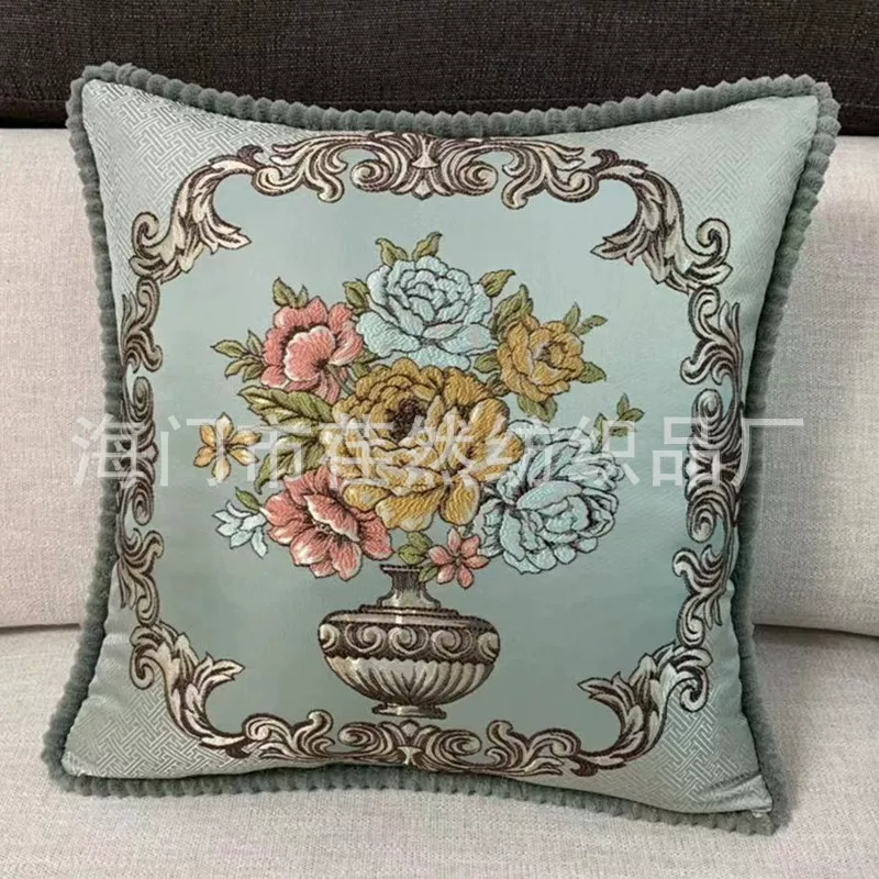 Decorations, pillow, three dimensional pillowcase, high sofa, with embroidery