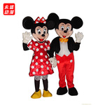 米奇人偶服装米妮卡通人偶服米老鼠成人行走人穿玩偶服活动道具服