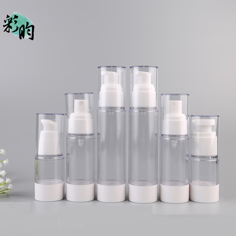 厂家加工15ml30ml50ml旅行分装瓶 新款乳液精华真空瓶喷雾瓶