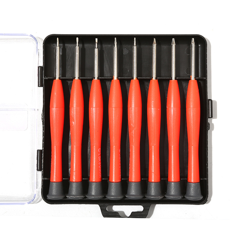 Guangdong águila escudo dos colores destornillador traje reloj teléfono móvil gafas reparación combinación en caja