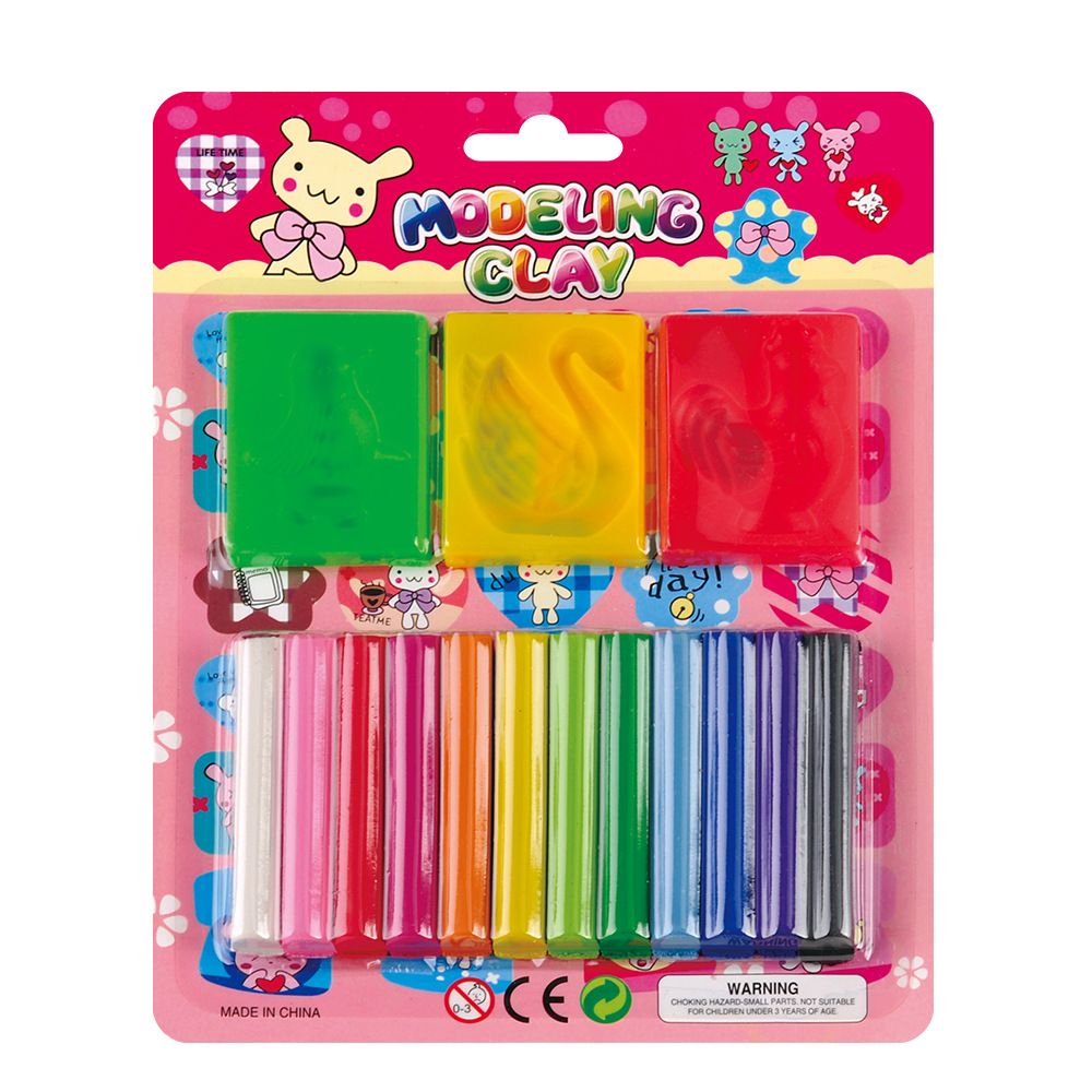 Los fabricantes producen arcilla de goma arcilla de color multicolor arcilla ultraligera color niños educativos DIY juguetes hechos a mano traje