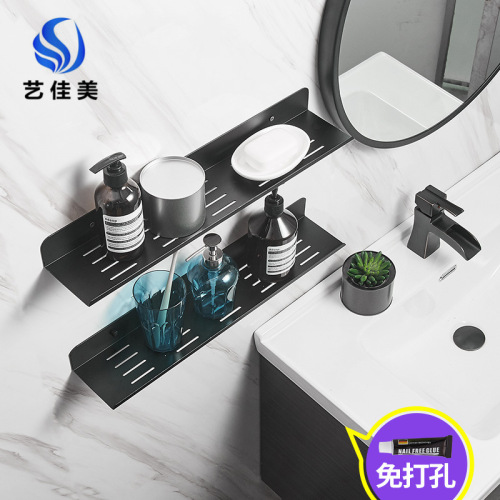 Bathroom faucet storage rack without punching mirror front storage rack white storage rack black bathroom corner rack wall hanging