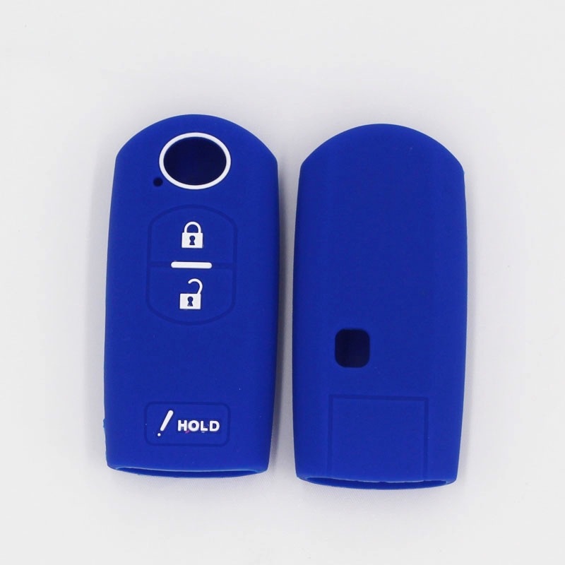 Mazda – Silicone Key Cover Static Rod/Key Bag - blue