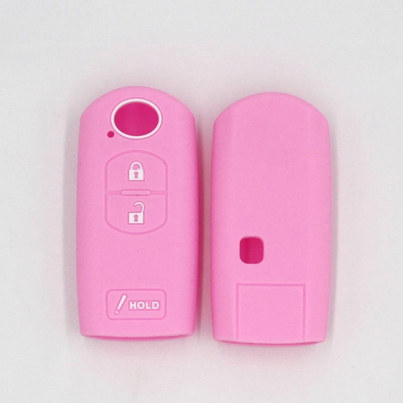Silicone Key Cover: Mazda Static Rod/Key Bag - pink