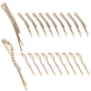 As shown in the picture (S + straight) 24-piece set gold B6123