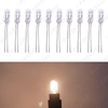 Foreign trade thermal selling car instrument light T4 12V 1W car small lamp halogen light bubbles show wide light warm white light