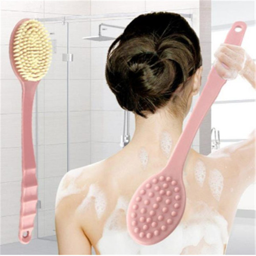 Bath brush, long handle, soft bristle, bath brush, bath artifact, bath towel, strong bath brush, no need to ask anyone to rub your back, mud wash your back