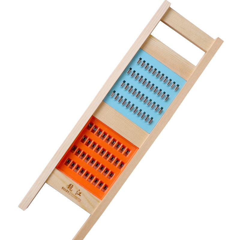 Rallador de patata, trituradora de doble propósito, rallador de madera sólida, rallador, alambre grueso, alambre fino, hogar de la cocina