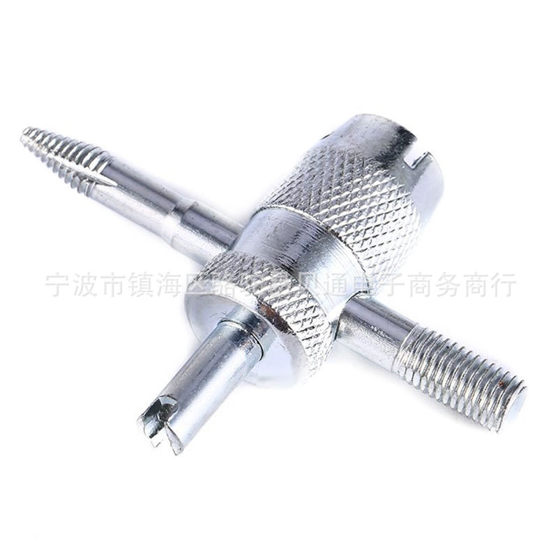 四合一五金工具 汽车轮胎气门嘴修理工具 气门芯起子 扳手快修