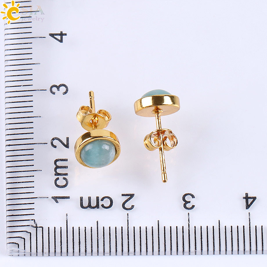 Simple Clip Earrings With Natural Multi-colour Stone And Diamonds_voghion.com