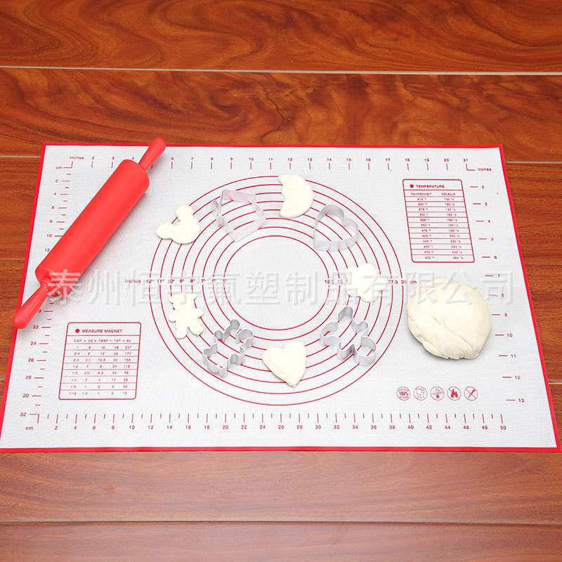 Amazon Silicone Kneading Mat Food Grade Thickened Large Non-Slip Rolling Mat Chopping Board Baking Mat Home Baking Mat