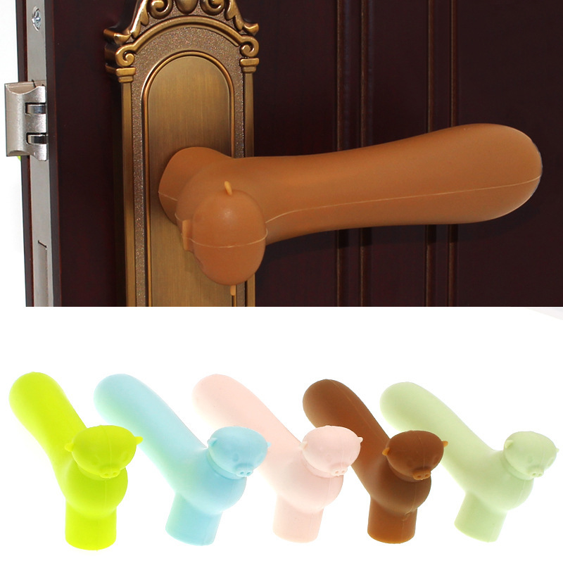 Premium Silicone Door Handle Suite Door Mat Handle Protector Furniture Anti-Collision Protection