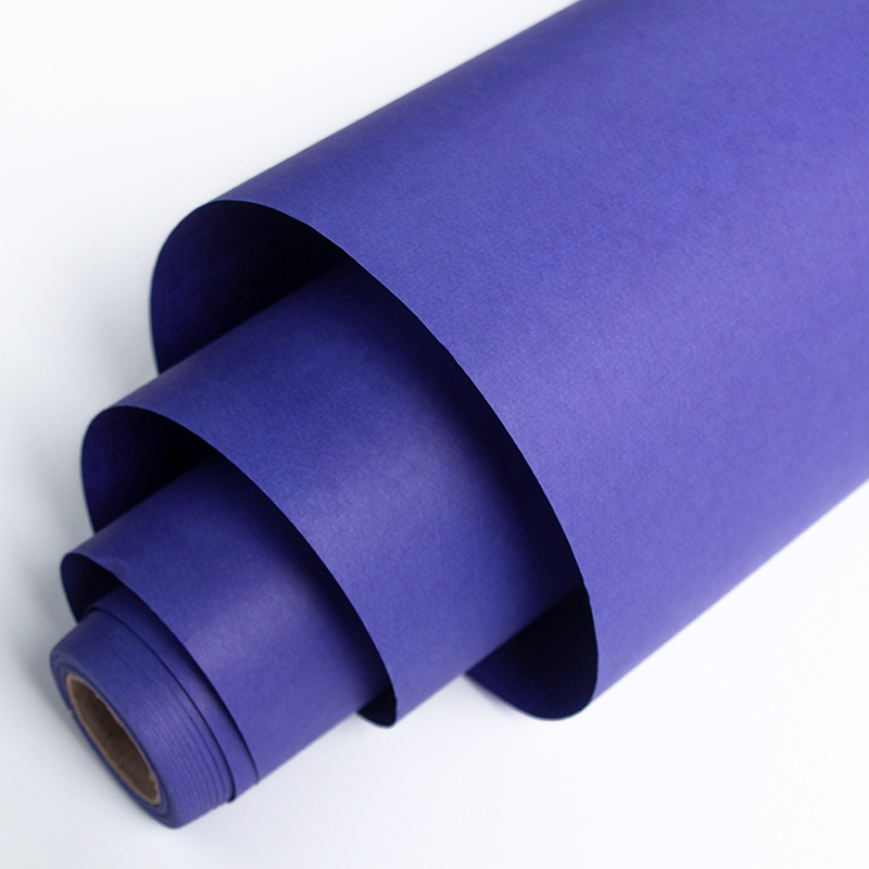 Roland engrosó papel de color sólido importado original nuevo papel de regalo de flores ramo floral floristería papel Kraft papel de color sólido