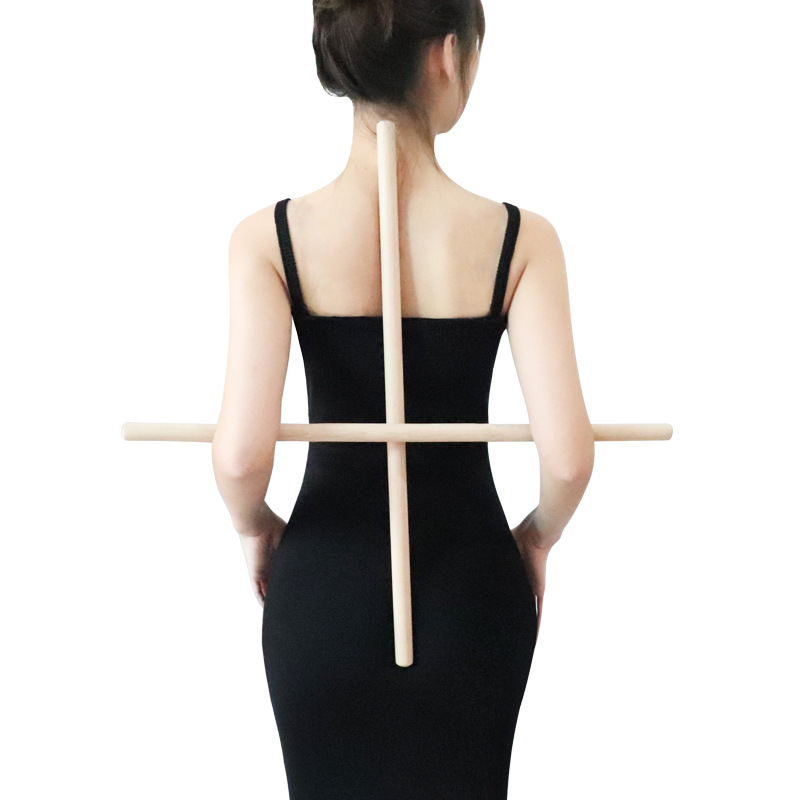 Back Stretching Stick, Yoga Posture Stick, Dance Shoulder Opening Stick, Model Posture Training Stick, Hunchback Posture Correction Auxiliary Stick, Wholesale