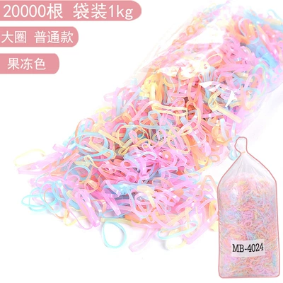 children and girls hair band does | Saç üçün rezinlər - ordinary-large-circle-jelly-color-20000-pieces-10kg