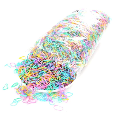 Saç üçün rezinlər, not hurt hair rope hair ring