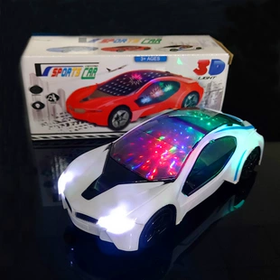 Электрическая машинка с 3D-подсветкой и музыкой